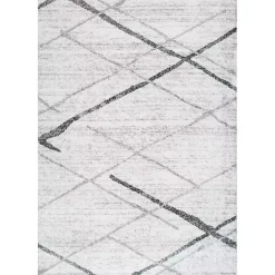 Discount Kirklands Home Gray Thigpen Diamond Area Rug, 5x8