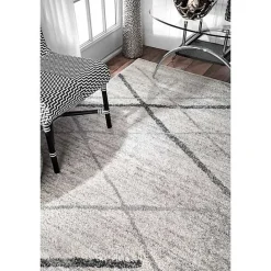Online Kirklands Home Gray Thigpen Diamond Area Rug, 8x10