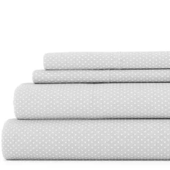 Online Kirklands Home Tiny Hearts 3-pc. Twin Sheet Set Gray