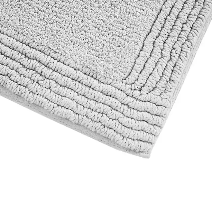 New Kirklands Home Tufted Reversible Bath Runner Gray