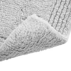 New Kirklands Home Tufted Reversible Bath Runner Gray