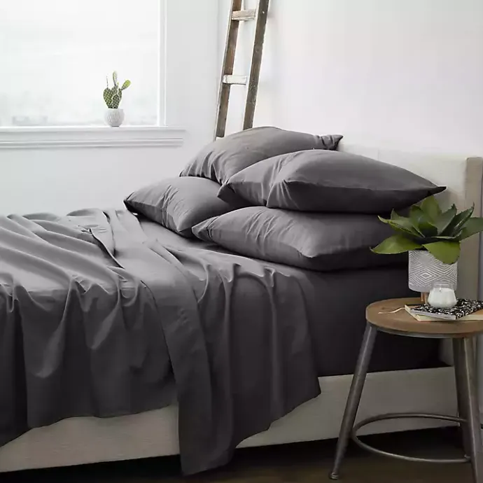 Discount Kirklands Home Ultra Soft 6-pc. King Sheet Set Gray