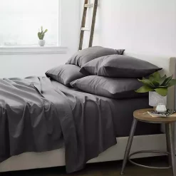 Sale Kirklands Home Ultra Soft 4-pc. Twin Sheet Set Gray