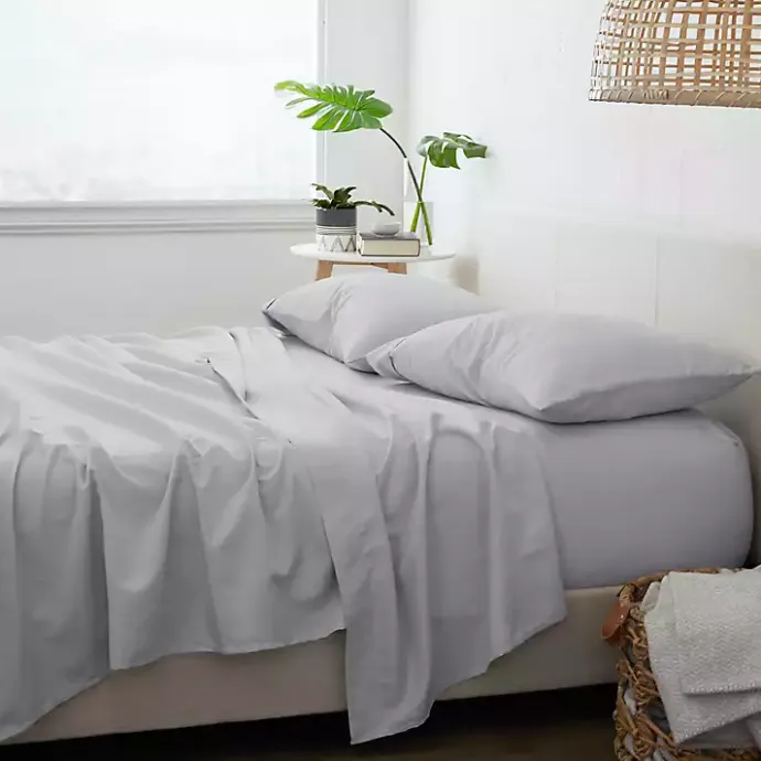 Online Kirklands Home Ultra Soft 3-pc. Twin Sheet Set Gray