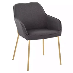 Online Kirklands Home Upholstered Daniella Dining Chairs, Set of 2 Gray