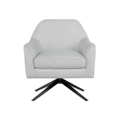 Hot Kirklands Home Velvet Swivel Accent Chair Gray