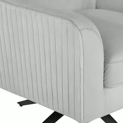 Hot Kirklands Home Velvet Swivel Accent Chair Gray
