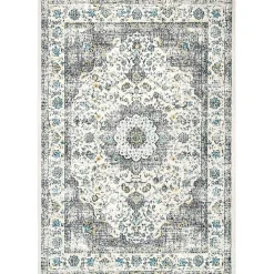 Discount Kirklands Home Gray Verona Medallion Area Rug, 5x7