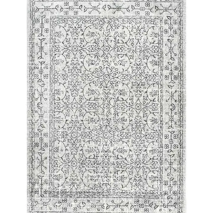 New Kirklands Home Waddell Vintage Area Rug, 5x8 Gray