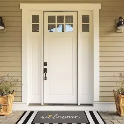 Hot Kirklands Home Gray Welcome Bird Coir Doormat