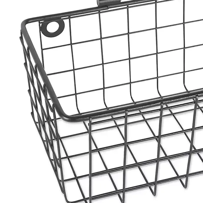 Clearance Kirklands Home Gray Wire Wall Baskets, Set of 2