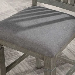 Best Kirklands Home Wire-Brushed Noreste Counter Stools, Set of 2 Gray