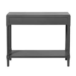 Discount Kirklands Home Wood 2-Drawer Layla Console Table Gray