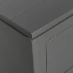 Sale Kirklands Home Wood 3-Drawer Layla Nightstand Gray