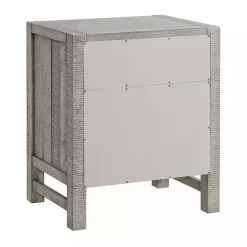 Clearance Kirklands Home Wood Open Shelf Nightstand Gray