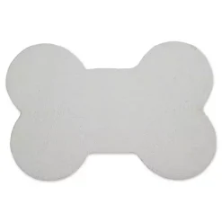 Best Kirklands Home Gray Woof Bone Pet Bowl Mat