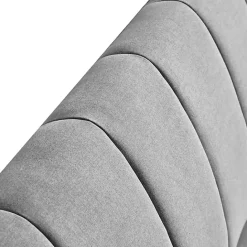 Best Kirklands Home Woven Channel Convertible Sofa Gray