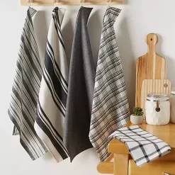 Best Kirklands Home Gray Woven Dish Towels, Set of 5