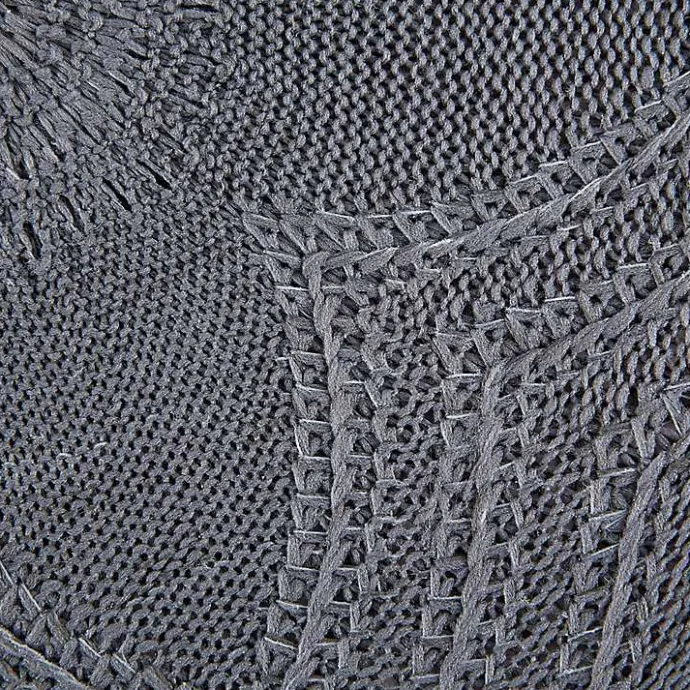 Clearance Kirklands Home Woven Round Placemats, Set of 6 Gray