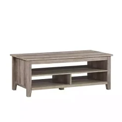 Discount Kirklands Home wash Grooved Side Panel Coffee Table Gray