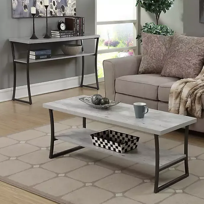 Online Kirklands Home Graywash Joanne Coffee Table Black