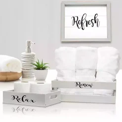 Kirklands Home wash 3-pc. Bathroom Accessories Set Gray