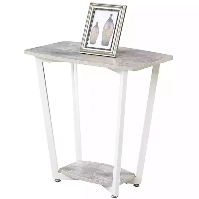 Kirklands Home Graywash Joanne Accent Table White