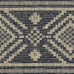 Hot Kirklands Home Greek Key Sun Shower Outdoor Area Rug, 5x8