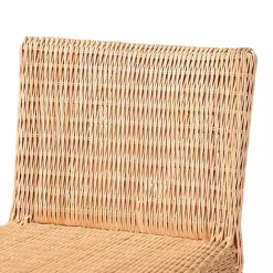 Outlet Kirklands Home Greek Natural Rat Woven Counter Stool Tan