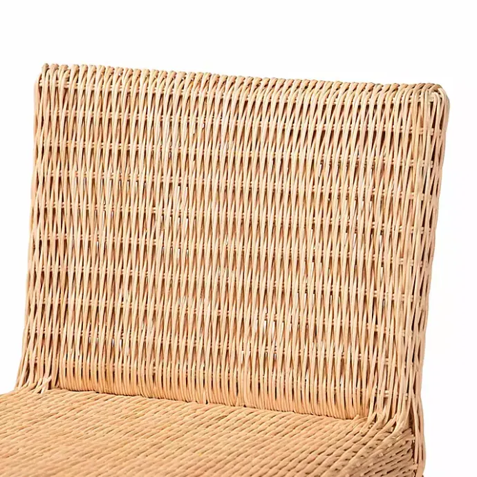 Outlet Kirklands Home Greek Natural Rat Woven Counter Stool Tan