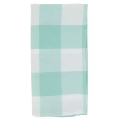 Kirklands Home and White Buffalo Plaid Napkins, Set of 4 Green