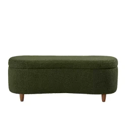 Discount Kirklands Home Boucle Flip-Top Storage Bench Green