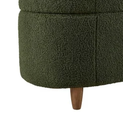 Discount Kirklands Home Boucle Flip-Top Storage Bench Green