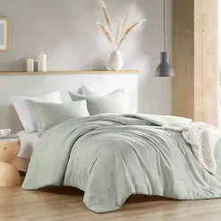 Best Kirklands Home Chambray 3-pc. Full/Queen Comforter Set Green