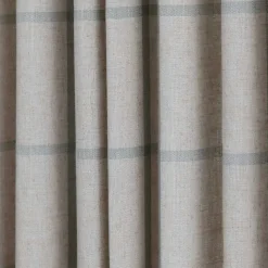 Discount Kirklands Home Green Checkered Single Curtain Panel, 84 in.
