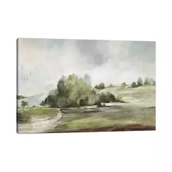 Best Kirklands Home Green Country Rood Canvas Art Print