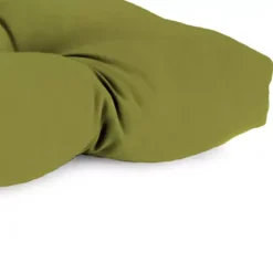 Clearance Kirklands Home French Edge Outdoor Wicker Settee Cushion Green