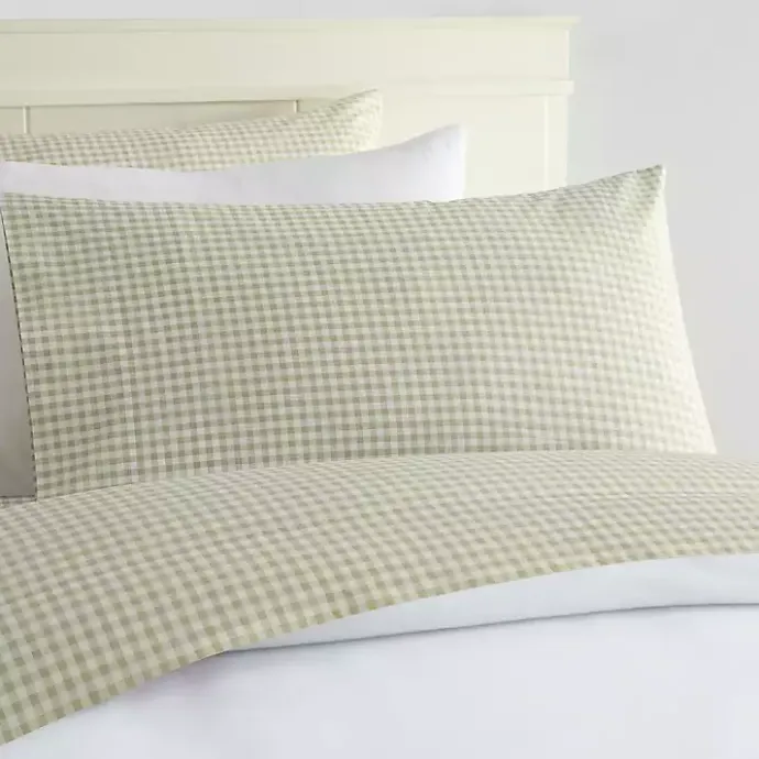 Kirklands Home Gingham 3-pc. Twin Sheet Set Green