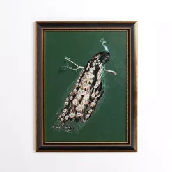 Hot Kirklands Home Peacock Framed Art Print Green