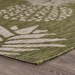 Outlet Kirklands Home Pineapple Indoor/Outdoor Area Rug, 5x7 Green