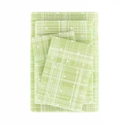 Outlet Kirklands Home Plaid Polka Dot 3-pc. Twin Sheet Set Green