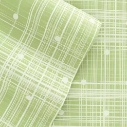 Outlet Kirklands Home Plaid Polka Dot 3-pc. Twin Sheet Set Green