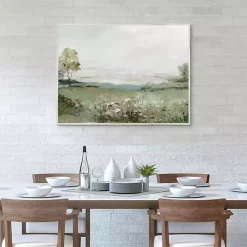 Hot Kirklands Home Green Prairie Field Framed Canvas Art Print