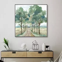 Discount Kirklands Home Green Reverie Framed Canvas Art Print