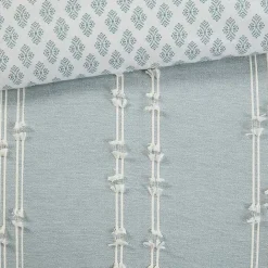 Online Kirklands Home Stripe Diamond Full/Queen Comforter Set Green