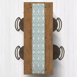 Best Kirklands Home Symmetrical Vines Table Runner Green