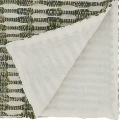 Discount Kirklands Home Green Tea Woven Stripe Table Runner, 54 in.