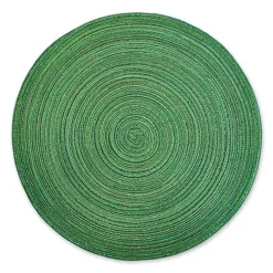Online Kirklands Home Variegated Round Placemats, Set of 6 Green