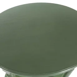 Outlet Kirklands Home Wood Oval Emily Accent Table Green