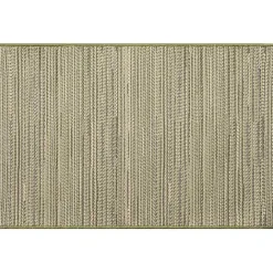 Kirklands Home Woven Lines Indoor/Outdoor Accent Rug, 2x2 Green